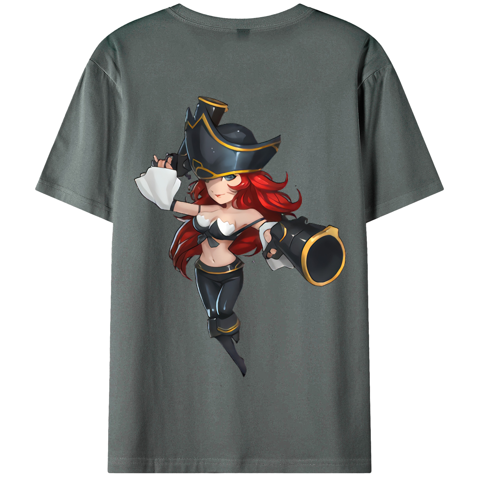 リーグ・オブ・レジェンド League of Legends LOL 綿100％半袖Tシャツ（背面プリント）